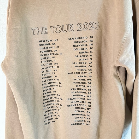 Jonas Brothers The TOUR Hoodie (2023) Size Medium - Picture 4 of 5